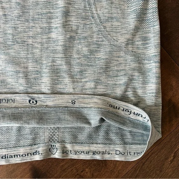 Lululemon Green and Blue Swiftly Tech Tops - Picture 9 of 9
